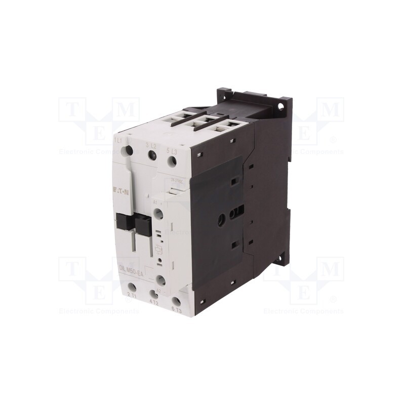 1 pcs x EATON ELECTRIC - DILM50-EA(RDC24) - Contactor: 3-pole, NO x3, 24VDC, 50A, DILM50, screw terminals, 690V