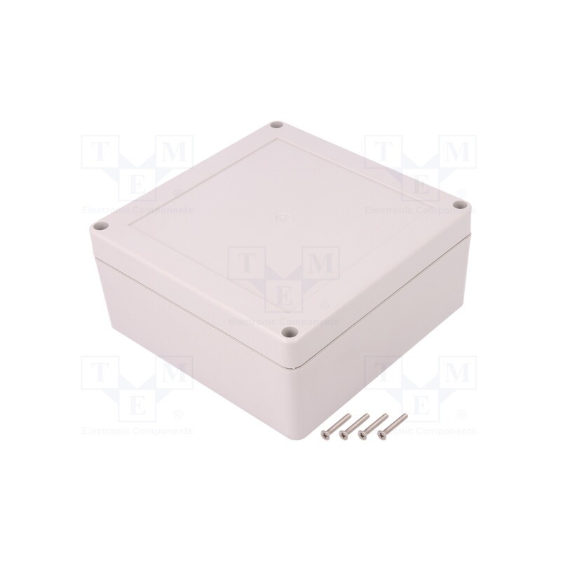 1 pcs x KRADEX - ZP135.135.60JH TM ABS - Enclosure: multipurpose, X: 135mm, Y: 135mm, Z: 60mm, ZP, ABS, gasket