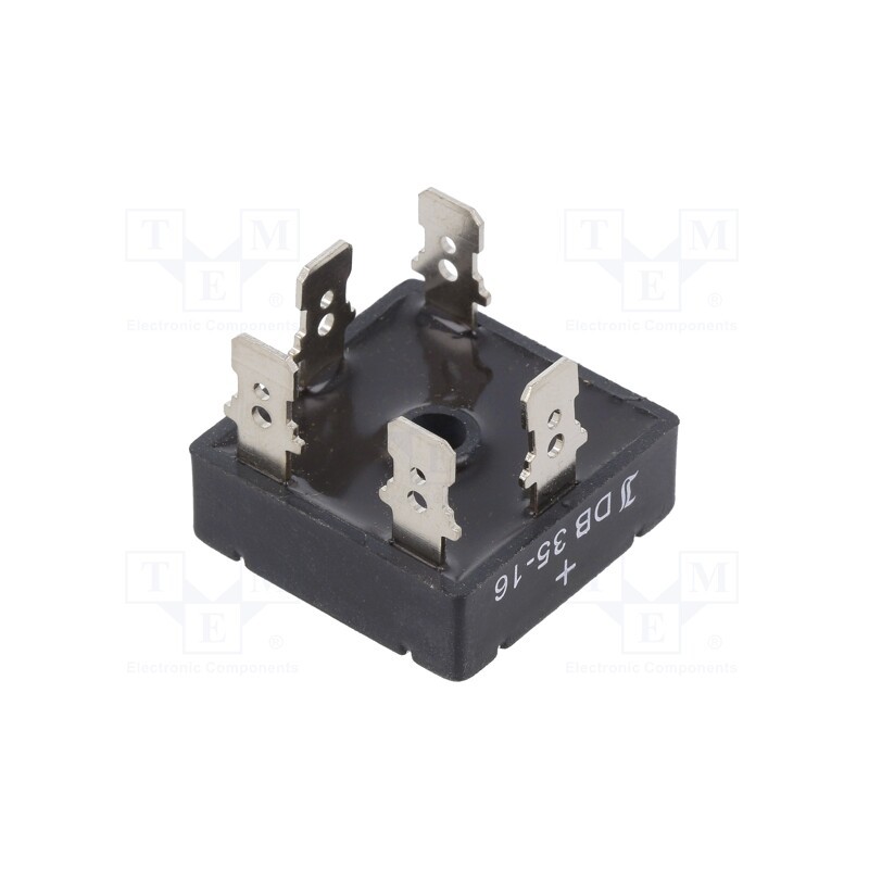 1 pcs x DIOTEC SEMICONDUCTOR - DB35-16 - Bridge rectifier: three-phase, Urmax: 1.6kV, If: 35A, Ifsm: 450A