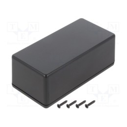 1 pcs x TAKACHI - TW7-5-13B - Enclosure: multipurpose, X: 65mm, Y: 130mm, Z: 50mm, TW, ABS, black