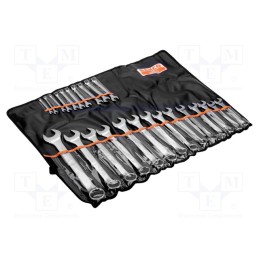 1 set x BAHCO - 111M/24T - Wrenches set, bent,combination spanner, 24pcs.