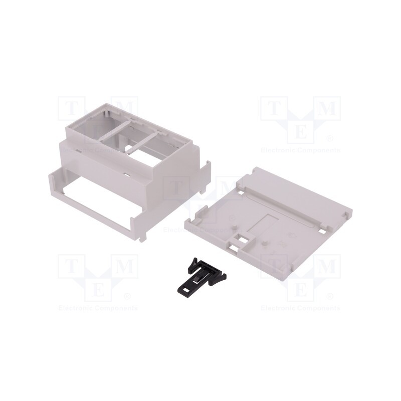 1 pcs x ITALTRONIC - 5.050253 - Enclosure: for DIN rail mounting, Y: 90mm, X: 88mm, Z: 53mm, PPO