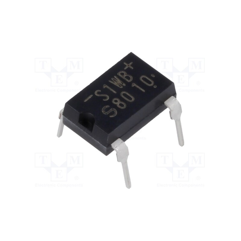 3 pcs x SHINDENGEN - S1WB(A)80-7101 - Bridge rectifier: single-phase, Urmax: 800V, If: 1A, Ifsm: 30A, DIP4