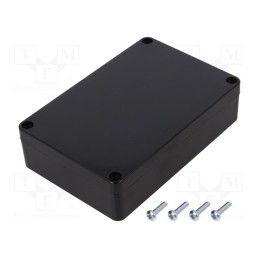 1 pcs x MASZCZYK - KM-178IBK - Enclosure: multipurpose, X: 90mm, Y: 135mm, Z: 35mm, ABS, black, IP65