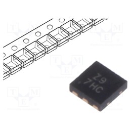 3 pcs x DIODES INCORPORATED - AL3050FDC-7 - IC: driver, boost, LED driver, U-DFN2020-6, 40mA, Ch: 1, 2.7÷30V