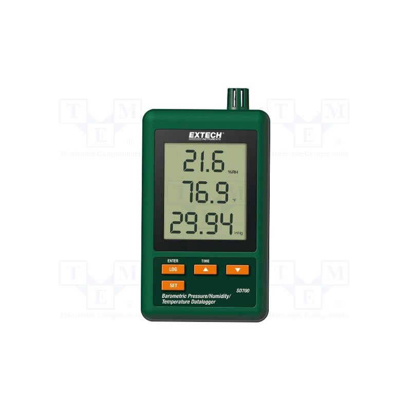 1 pcs x EXTECH - SD700 - Data logger, pressure,temperature,humidity, ±0,8°C, ±4%, 282g