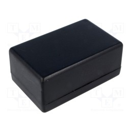 1 pcs x HAMMOND - 1594CSBK - Enclosure: multipurpose, X: 66mm, Y: 105mm, Z: 45mm, 1594, ABS, black