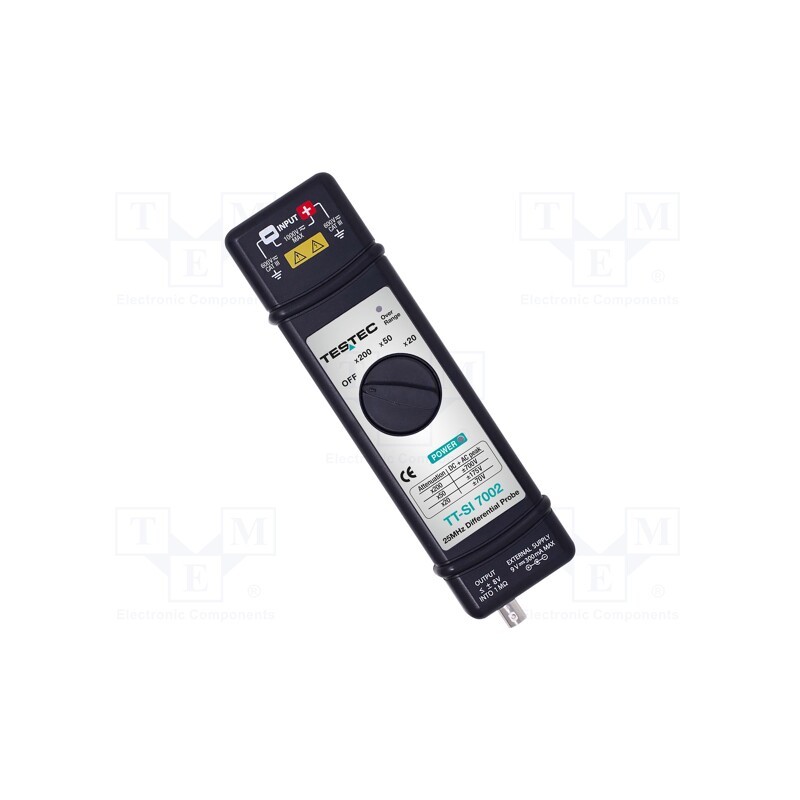 1 pcs x TESTEC - TT-SI7002 - Probe: for oscilloscope, active,differential, 25MHz, 700V, 14ns