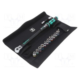 1 set x WERA - 5075680001 - Wrench, torque, 510mm, 40÷200Nm, Mounting: 1/2'