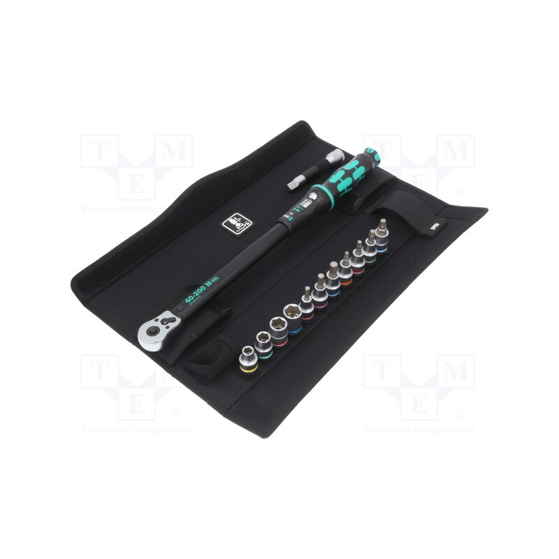 1 set x WERA - 5075680001 - Wrench, torque, 510mm, 40÷200Nm, Mounting: 1/2'