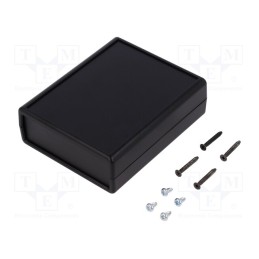 1 pcs x HAMMOND - 1593BBBK - Enclosure: multipurpose, 1593, X: 77mm, Y: 95mm, Z: 30mm, ABS, black