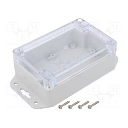 1 pcs x KRADEX - ZP120.80.45UJPH TM ABS-PC - Enclosure: multipurpose, X: 80mm, Y: 120mm, Z: 45mm, ZP, ABS, gasket