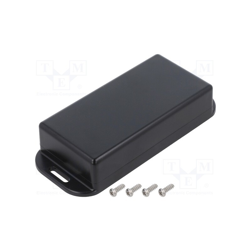 1 pcs x HAMMOND - 1551WYFLBK - Enclosure: multipurpose, X: 50mm, Y: 100mm, Z: 24mm, 1551W, black