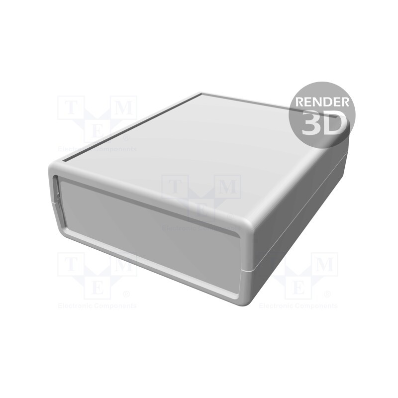 1 pcs x HAMMOND - 1593BBTBU - Enclosure: with panel, 1593, X: 77mm, Y: 95mm, Z: 30mm, ABS