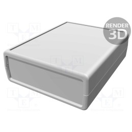 1 pcs x HAMMOND - 1593BBGY - Enclosure: with panel, 1593, X: 77mm, Y: 95mm, Z: 30mm, ABS, grey