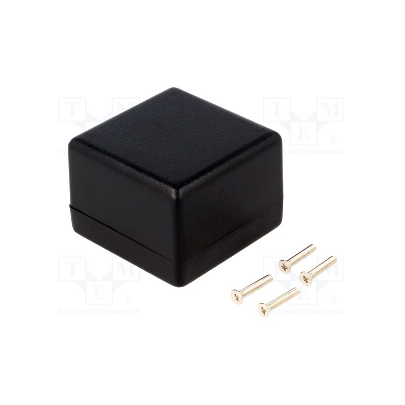 1 pcs x HAMMOND - 1594ABK - Enclosure: multipurpose, X: 56mm, Y: 56mm, Z: 40mm, 1594, ABS, black