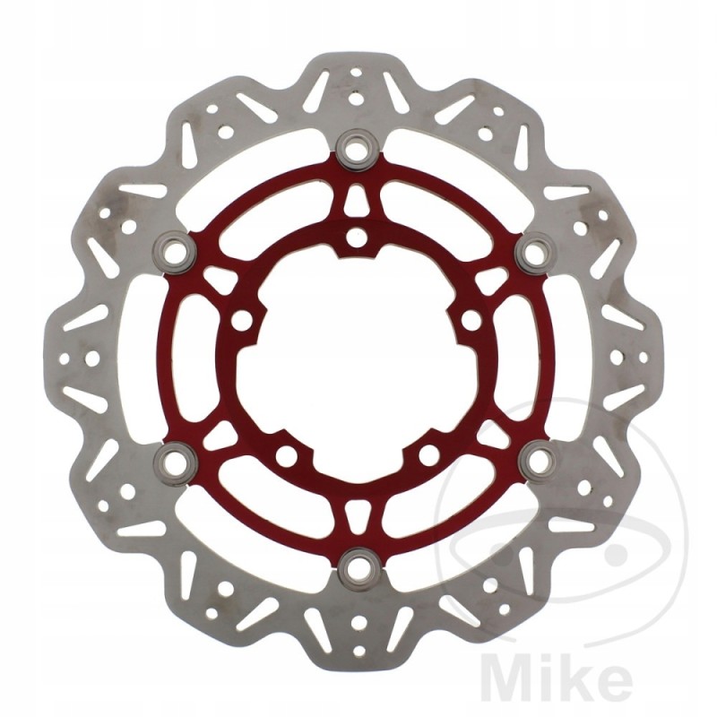 Front brake disc EBC vr3091red