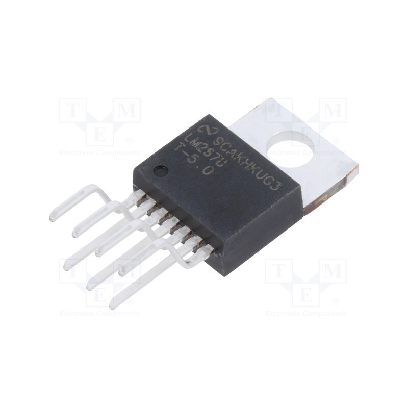1 pcs x TEXAS INSTRUMENTS - LM2678T-5.0/NOPB - IC: PMIC, DC/DC converter, Uin: 8÷40VDC, Uout: 5VDC, 5A, TO220-7