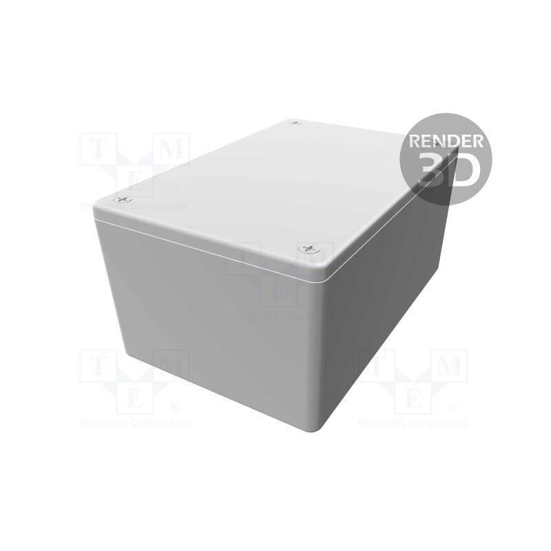 1 pcs x HAMMOND - 1591XXTSBK - Enclosure: multipurpose, X: 83mm, Y: 123mm, Z: 59mm, 1591XXS, ABS