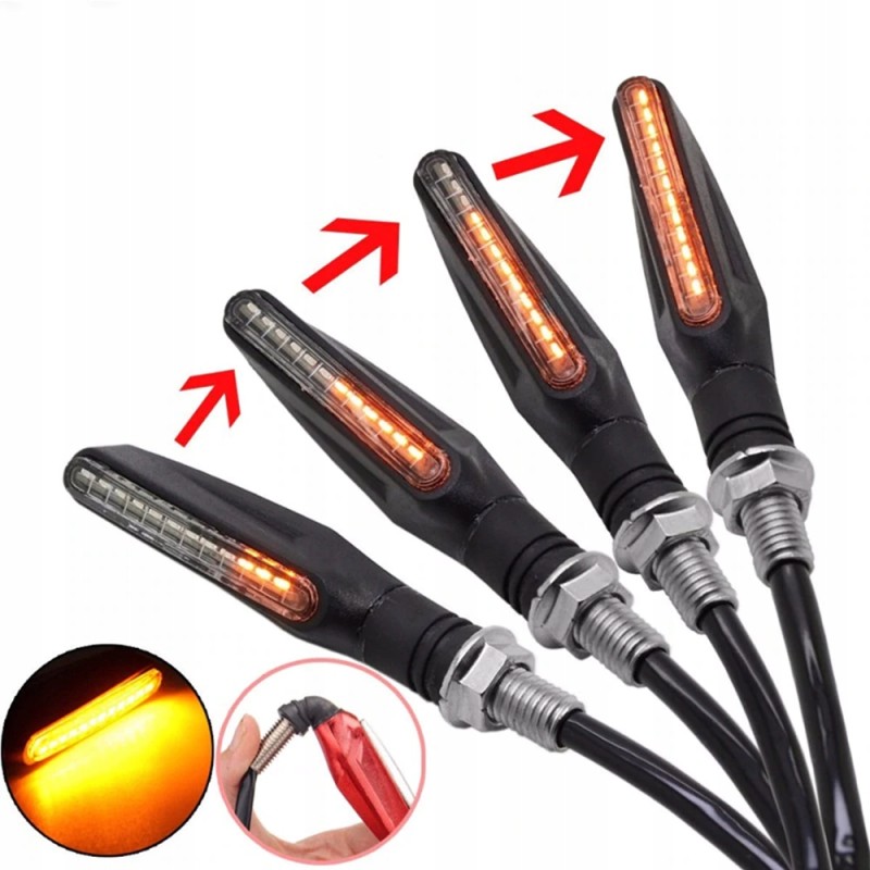 12x LED quad dynamic indicators, floating