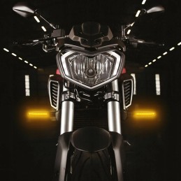 12x LED quad dynamic indicators, floating