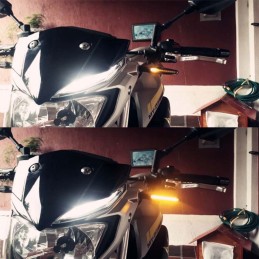 12x LED quad dynamic indicators, floating