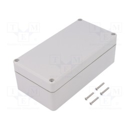 1 pcs x KRADEX - Z58JS-IP67 TM ABS - Enclosure: multipurpose, X: 82mm, Y: 158mm, Z: 54mm, ABS, grey, IP67