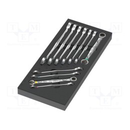 1 set x WERA - 5150120001 - Wrenches set, combination spanner,with ratchet, Joker 6000