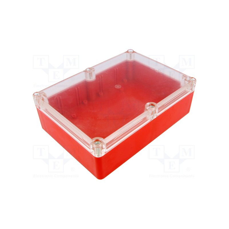 1 pcs x KRADEX - Z74H RED - Enclosure: multipurpose, X: 126mm, Y: 176mm, Z: 57mm, ABS, red, gasket
