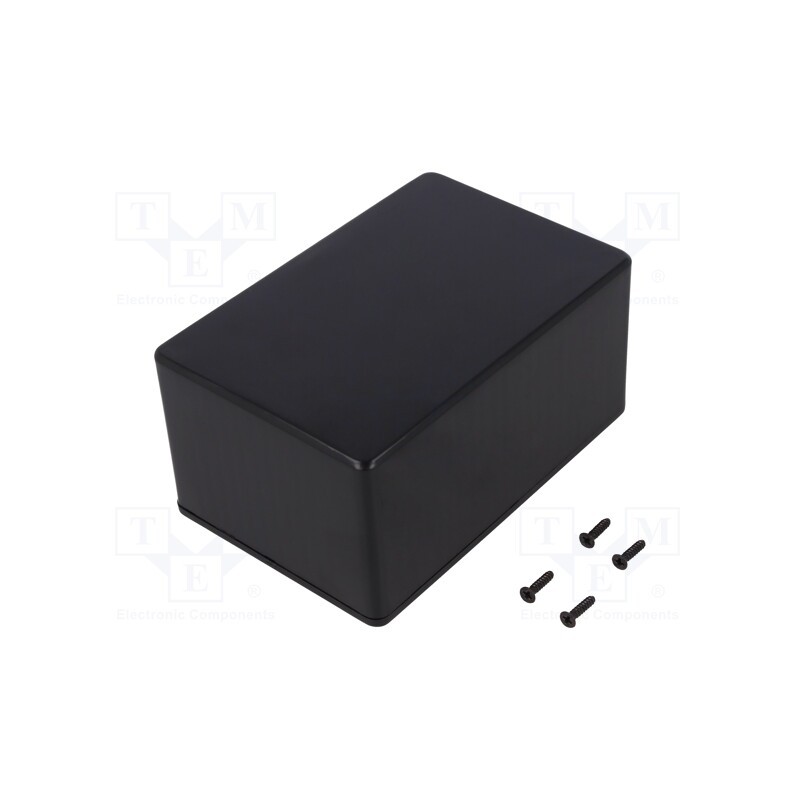 1 pcs x HAMMOND - 1591TSBK - Enclosure: multipurpose, X: 80mm, Y: 120mm, Z: 59mm, 1591S, ABS, black