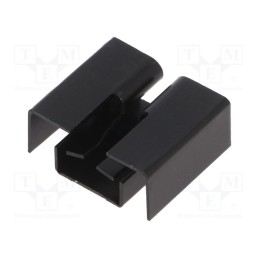 1 pcs x Advanced Thermal Solutions - ATS-PCB1004 - Heatsink: extruded, U, TO220, black, L: 19.1mm, W: 21.8mm, H: 10mm