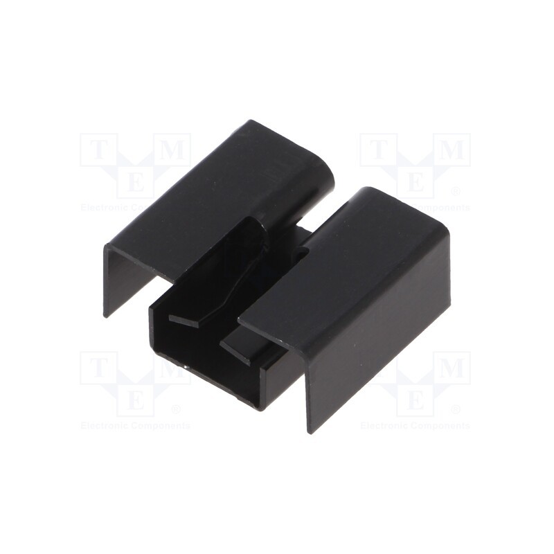 1 pcs x Advanced Thermal Solutions - ATS-PCB1004 - Heatsink: extruded, U, TO220, black, L: 19.1mm, W: 21.8mm, H: 10mm