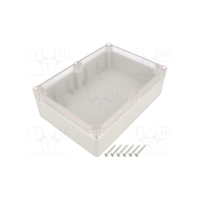1 pcs x KRADEX - Z74JPH ABS - Enclosure: multipurpose, X: 126mm, Y: 176mm, Z: 57mm, ABS, grey, IP65