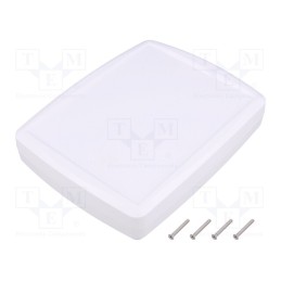 1 pcs x KRADEX - Z124BH TM ABS - Enclosure: multipurpose, X: 144mm, Y: 184mm, Z: 38mm, ABS, white, IP65
