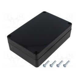 1 pcs x MASZCZYK - KM-177IBK - Enclosure: multipurpose, X: 90mm, Y: 135mm, Z: 40mm, ABS, black, IP65