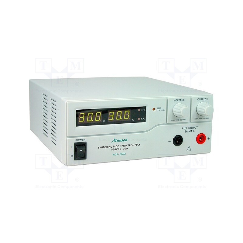 1 pcs x MANSON - HCS-3602 - Power supply: laboratory, switched-mode,single-channel, Ch: 1