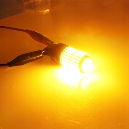 Bulb p21w 144 led orange 4014 ba15s