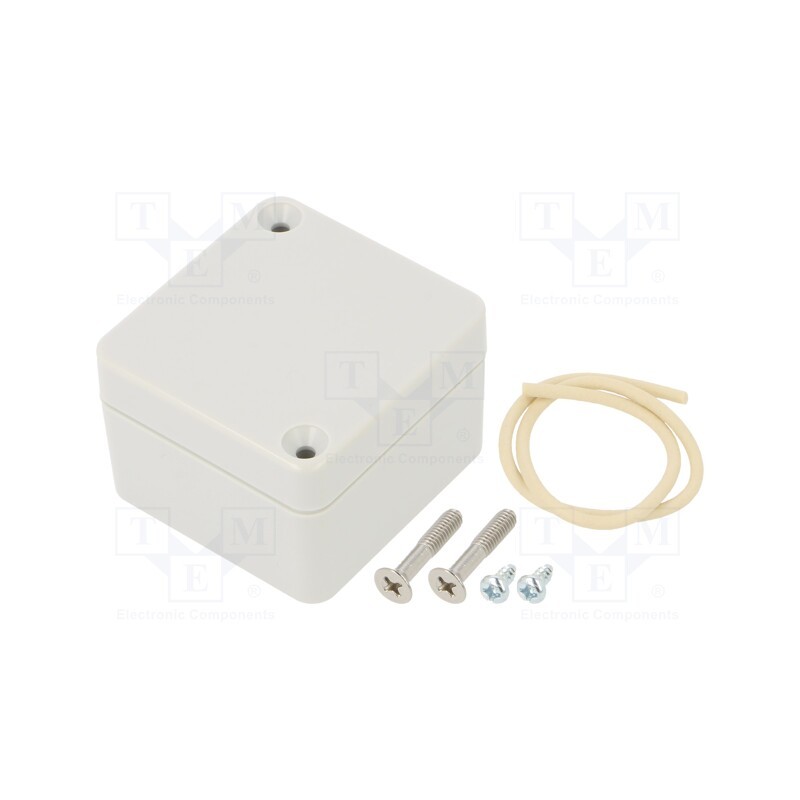 1 pcs x HAMMOND - RZ0250 - Enclosure: multipurpose, X: 50mm, Y: 52mm, Z: 35mm, Ritec, light grey