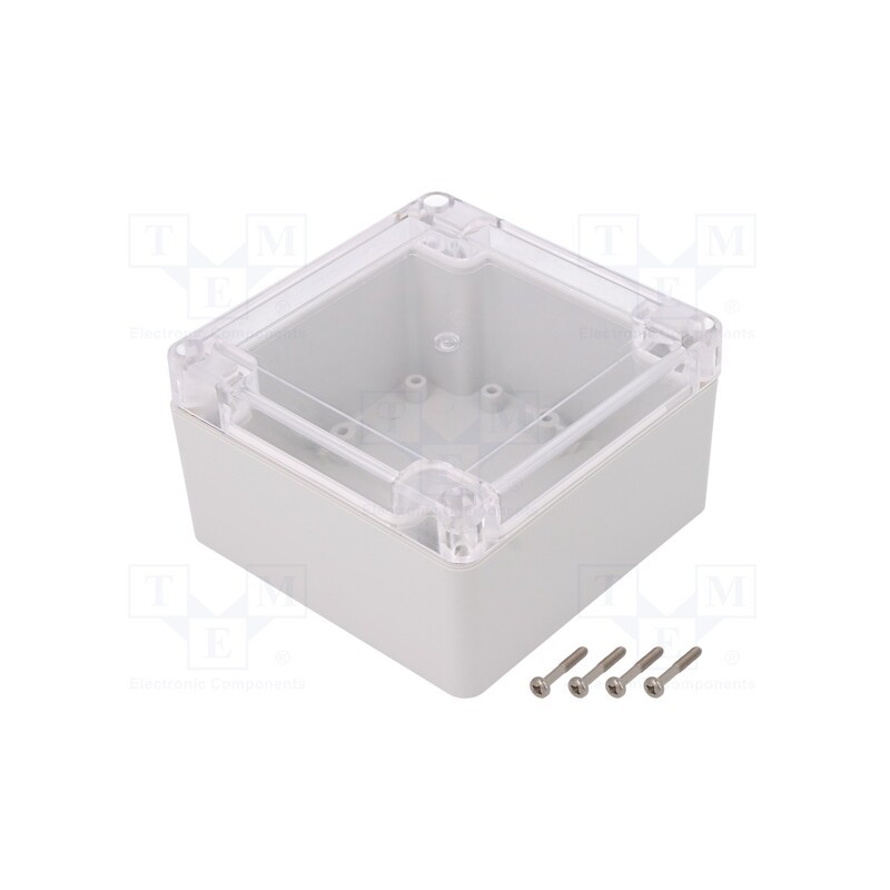 1 pcs x KRADEX - ZP105.105.60JPH TM ABS-PC - Enclosure: multipurpose, X: 105mm, Y: 105mm, Z: 60mm, ZP, ABS, gasket