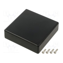 1 pcs x HAMMOND - 1551WXBK - Enclosure: multipurpose, X: 80mm, Y: 80mm, Z: 24mm, 1551W, black