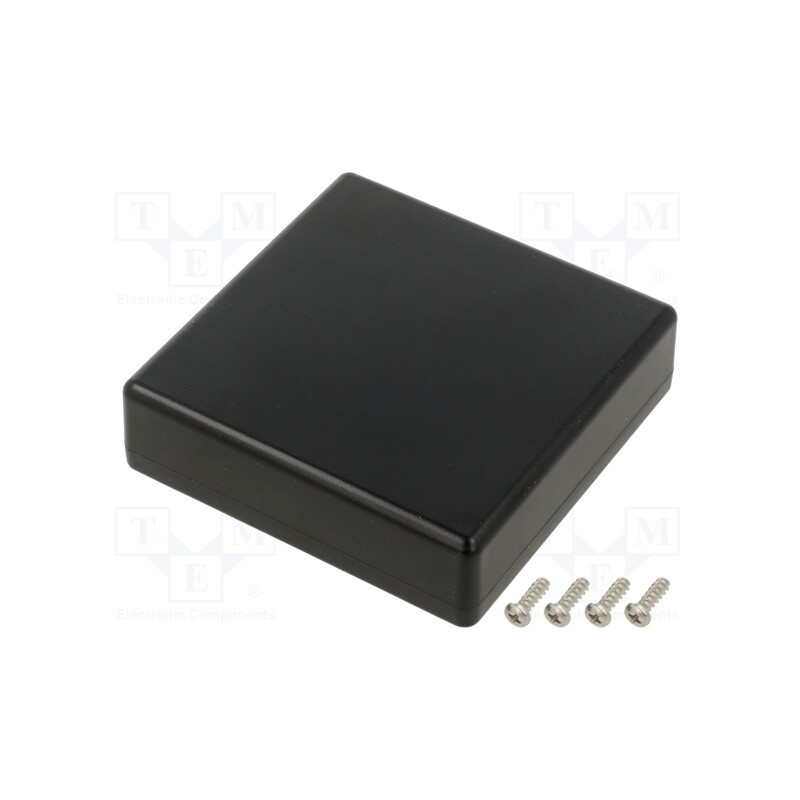 1 pcs x HAMMOND - 1551WXBK - Enclosure: multipurpose, X: 80mm, Y: 80mm, Z: 24mm, 1551W, black