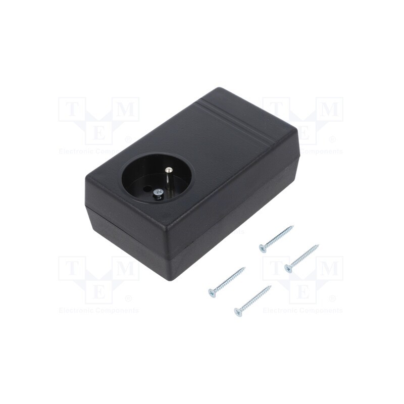 1 pcs x KRADEX - Z31 ABS - Enclosure: for power supplies, X: 71mm, Y: 120mm, Z: 45mm, ABS, black