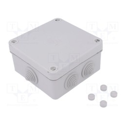1 pcs x SPELSBERG - 32690001 - Enclosure: junction box, X: 113mm, Y: 113mm, Z: 58mm, wall mount