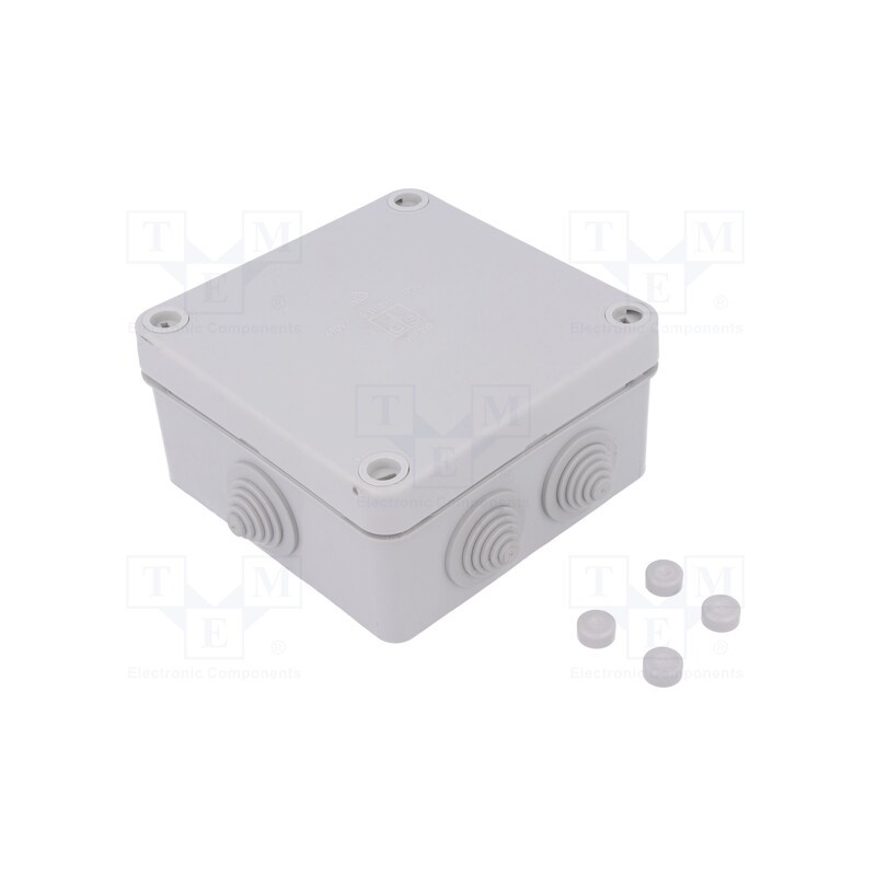 1 pcs x SPELSBERG - 32690001 - Enclosure: junction box, X: 113mm, Y: 113mm, Z: 58mm, wall mount