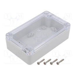1 pcs x KRADEX - ZP125.75.37JP TM ABS-PC - Enclosure: multipurpose, X: 75mm, Y: 125mm, Z: 37mm, ZP, ABS