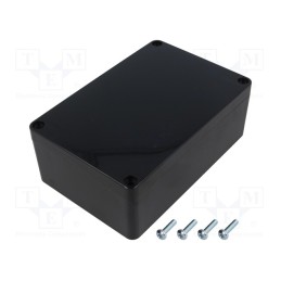 1 pcs x MASZCZYK - KM-176IBK - Enclosure: multipurpose, X: 90mm, Y: 135mm, Z: 50mm, ABS, black, IP65