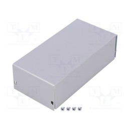 1 pcs x TEKO - 4/B.1 - Enclosure: multipurpose, X: 72mm, Y: 143mm, Z: 43mm, AL BOX, grey