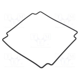 1 set x HAMMOND - 1554QGASKET - Gasket, for enclosures, HM-1554Q, Kit: rubber gasket x2, 2pcs.