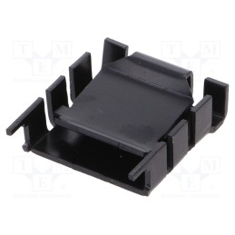 1 pcs x FISCHER ELEKTRONIK - FK 224 SA P SIP - Heatsink: moulded, P-SIP, black, L: 29.4mm, W: 25mm, H: 8.3mm, 18K/W