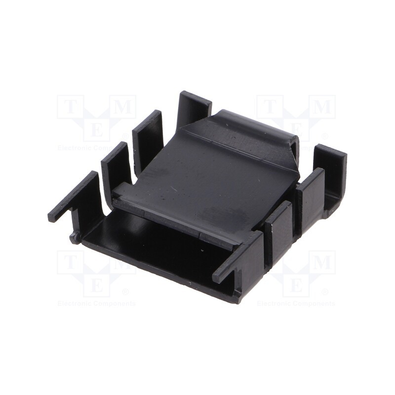 1 pcs x FISCHER ELEKTRONIK - FK 224 SA P SIP - Heatsink: moulded, P-SIP, black, L: 29.4mm, W: 25mm, H: 8.3mm, 18K/W